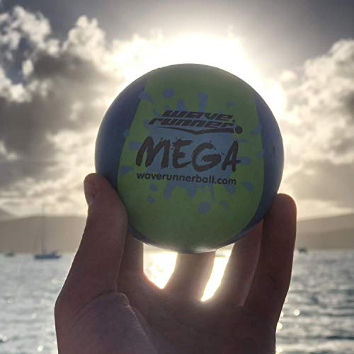 Wave Runner Mega Ball #1 Water Ball for Skipping and Bouncing The Perfect Pool Ball and Ocean Ball (2-Pack)