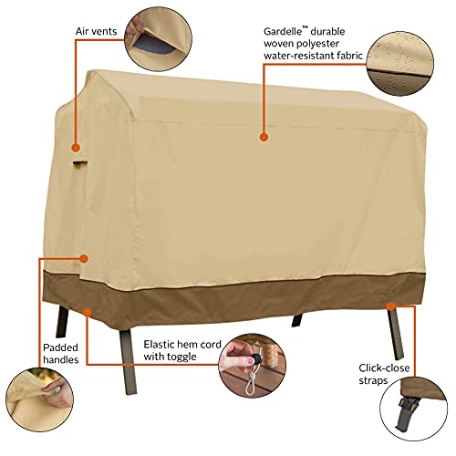 Classic Accessories Veranda Water-Resistant 88 Inch Canopy Swing Cover