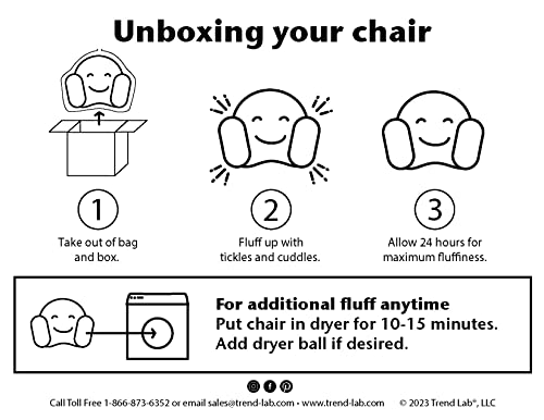 Trend Lab Children's Plush Moose Character Chair