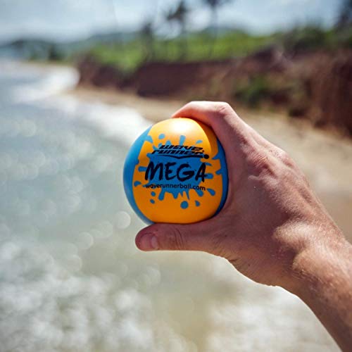 Wave Runner Mega Ball #1 Water Ball for Skipping and Bouncing The Perfect Pool Ball and Ocean Ball (2-Pack)
