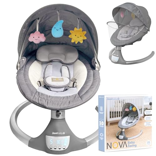 Nova Baby Swing - Motorized, Bluetooth, 10 Melodies, Remote