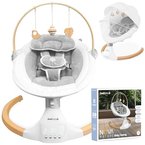 Nova Nature Wooden Baby Swing with Bluetooth Music