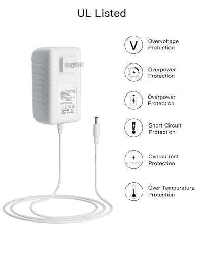 Baby Swing Power Cord for Fisher Price, etc