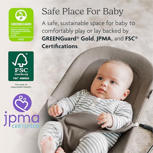 UPPAbaby Mira 2-in-1 Bouncer + Seat, Stella Grey