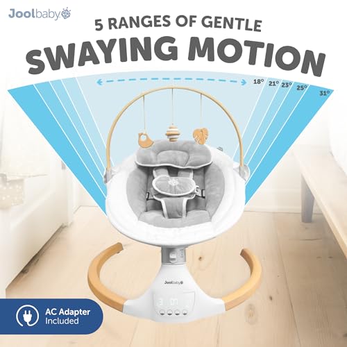 Nova Nature Wooden Baby Swing with Bluetooth Music