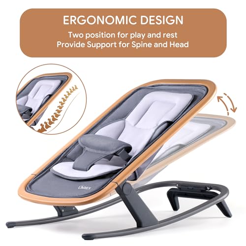 LAREX Portable Baby Bouncer Seat, Ergonomic Design