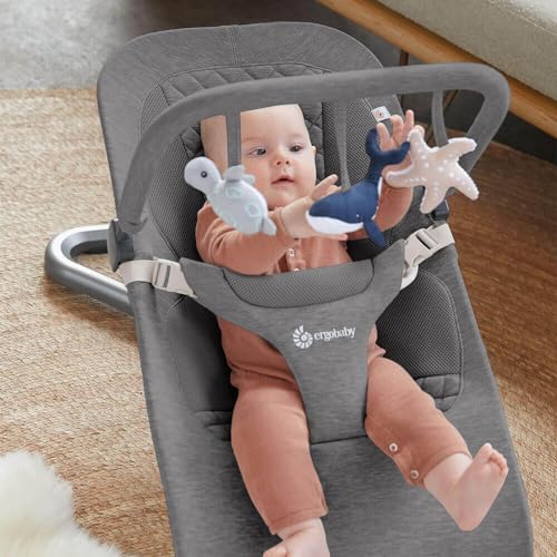 Ocean Wonders Charcoal Grey Bouncer Toy Bar Accessory