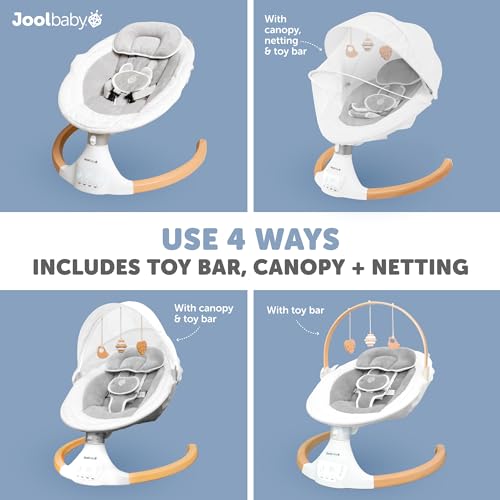 Nova Nature Wooden Baby Swing with Bluetooth Music