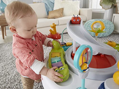 Fisher-Price 2-in-1 Sit-to-Stand Activity Center, Spin 'n Play Safari