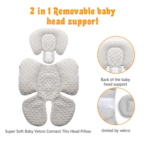 KAKIBLIN 2-in-1 Reversible Infant Car Seat Insert