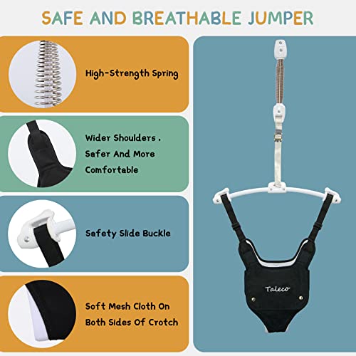 RAGOZONERY 2 in 1 Baby Jumper with Toddler Swing, Baby Jumpers and Bouncers,Indoor Outdoor Toddler Swing Set