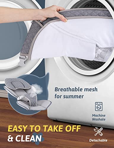 Portable Electric Baby Swing with Remote Control & Music