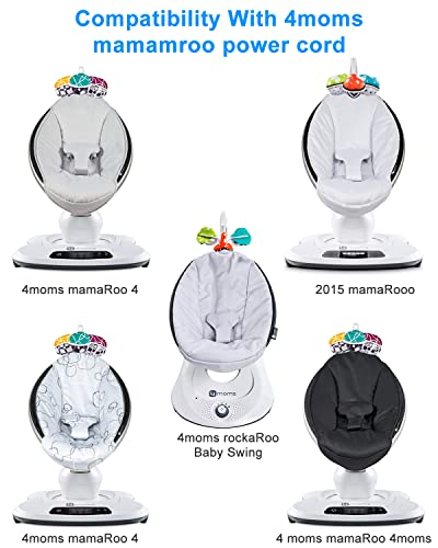 BENSN AC Adapter Power Cord for 12V 4moms mamaRoo 2/4 Infant Seat, 2015 mamaRoo Infant Seat, rockaRoo Baby Swing, OH-1048B1203000U / OH-1048B1203000-U Replacement Charger