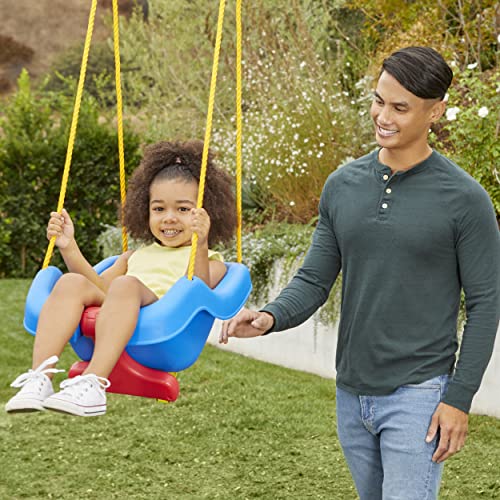 Little Tikes 2-in-1 Snug 'n Secure Swing Blue