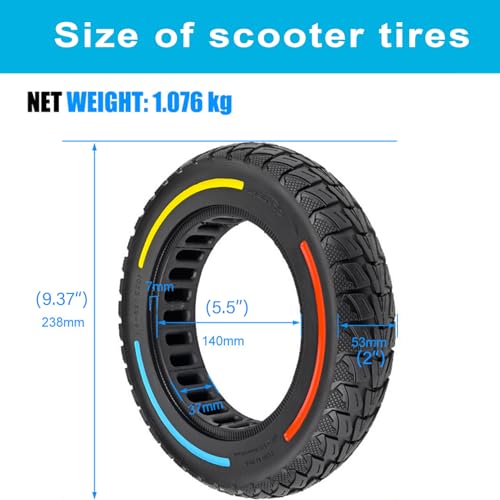 10-Inch Solid Tires for Electric Scooters