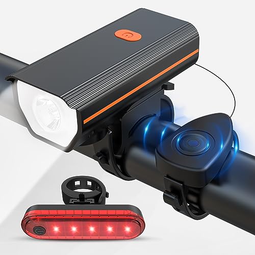 Ultra Bright Rechargeable Bike Lights Set
