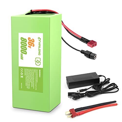 H HAILONG 36V 8Ah Lithium Battery for Electric Scooters