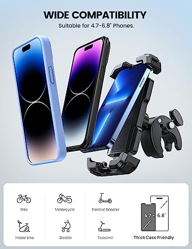 Universal 360° Phone Holder for Bikes and Scooters