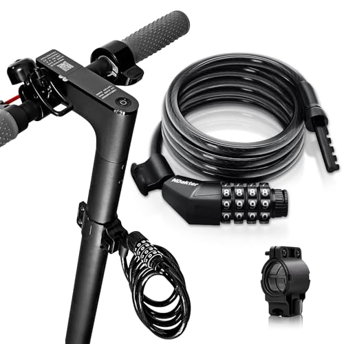 Escooter Cable Lock - 4-digit Resettable Combo