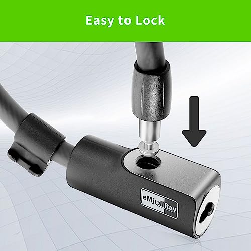 eMjollRay 4-Foot Electric Scooter Anti-Theft Lock