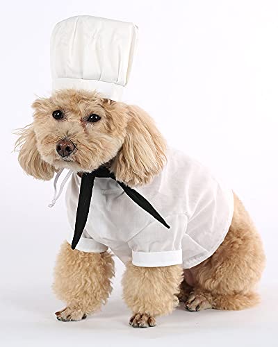 Dog Chef Costume - Medium Size 13" Neck, 20" Chest