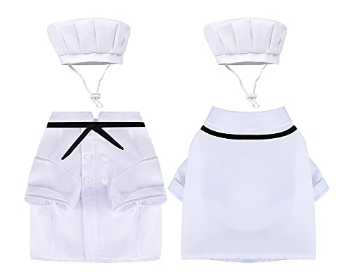 Dog Chef Costume - Medium Size 13" Neck, 20" Chest