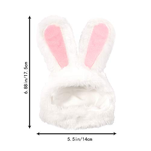 Cute Bunny Rabbit Hat for Cats & Small Dogs