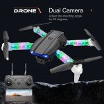 Foldable Dual Camera Drone for Kids & Adults
