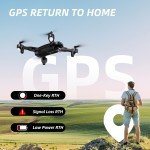 4K HD GPS Camera Drone for Beginners - Foldable