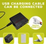 5-Pack 400mAh Li-ion Batteries with 5-in-1 Charger