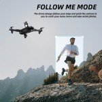 Foldable GPS 4K HD Camera RC Drone with 2 Batteries