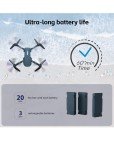 Foldable Beginner Drone with Long Flight Camera