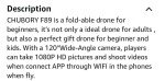 Foldable Beginner Drone with Camera and Long Flight