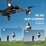 Foldable 4K HD GPS Drone with Extra Batteries