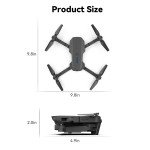 4K HD Foldable Dual Camera RC Drone with 4 Batteries
