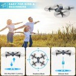 1080P Beginner Drone with 2 Batteries - Capture Aerial Footage!