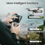 Compact 1080P Foldable Drone with Gesture Control