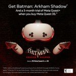Meta Quest 3S Headset with Batman Game Bundle