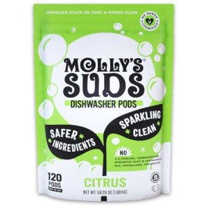 Molly's Suds Citrus Dishwasher Pods - 120 Tabs