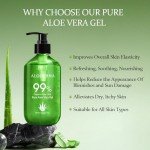 Organic Aloe Vera Gel for Face, Body & Hair