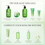 Organic Aloe Vera Gel for Face, Body & Hair