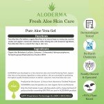 Organic Aloe Vera Gel for Face, Body & Hair