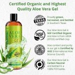 Pure Organic Aloe Vera Gel - 12oz Natural Care