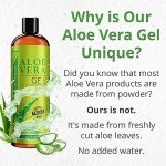 Pure Organic Aloe Vera Gel - 12oz Natural Care