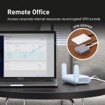Wi-Fi 6 Portable Travel Router for Easy Connectivity