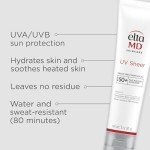 EltaMD UV Sheer Sunscreen SPF 50+, Oil-Free