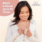 Reusable Adhesive Nipple Covers for Women (1 Pair)