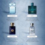 Versace Men's Cologne Sampler Set - 4 Mini Fragrances