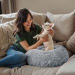 Cozy Calming Donut Bed for Cats and Dogs
