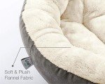 Love's Cabin Round Donut Pet Bed – Soft & Cozy